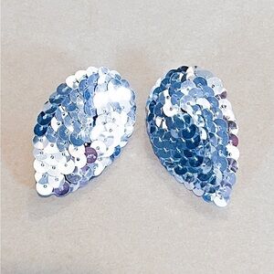 Sequin Clip Earrings